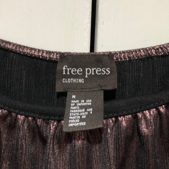 Free Press | Square Neck Sparkly Blouse - Picture 6 of 6